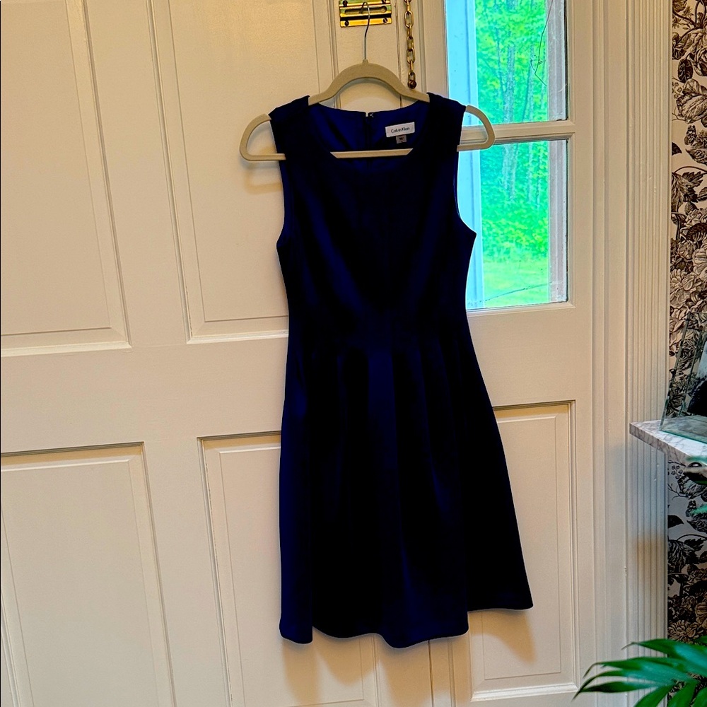 Calvin Klein Deep Blue Midi Dress